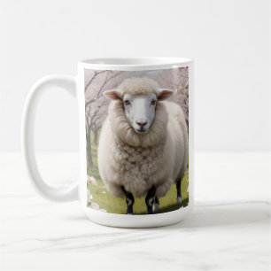 Niedlich Fluffy Sheep Kaffeetasse