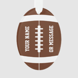 Niedlich Football Personalisiert Ornament