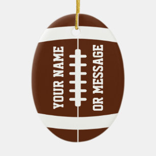 Niedlich Football Personalisiert Ornament