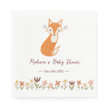 Niedlich Fox Baby Dusche