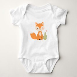 Niedlich Fox Baby Jersey Bodysuit Baby Strampler