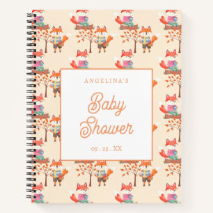 Niedlich Fox baby Showlist Notizbuch