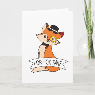 Niedlich Fox Clipart Oh For Fox Sake Epic Sarcasti Karte