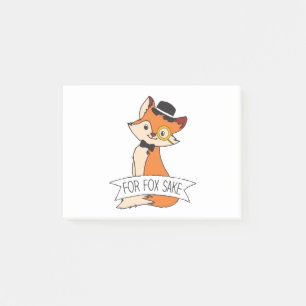 Niedlich Fox Clipart Oh For Fox Sake Epic Sarcasti Post-it Klebezettel