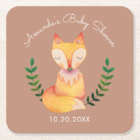 Niedlich Fox Creature Woodland Thema Kinderdusche