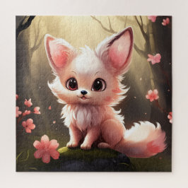 Niedlich Fox Fantasy Creature Puzzle