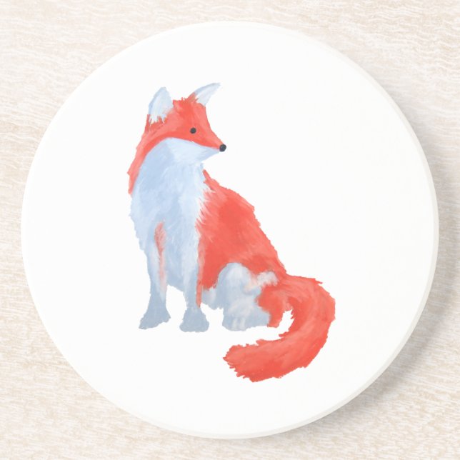 Niedlich Fox Getränkeuntersetzer (Vorne)