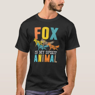 Niedlich Fox ist mein Geisttier für Männer Frauen T-Shirt