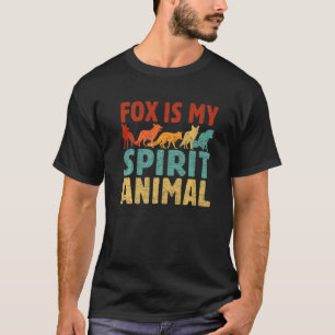 Niedlich Fox ist mein Geisttier für Männer Frauen  T-Shirt