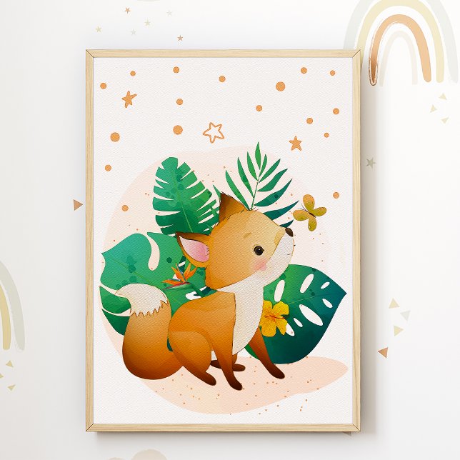 Niedlich Fox Kids Room Poster Stars Kinderzimmer d (Von Creator hochgeladen)