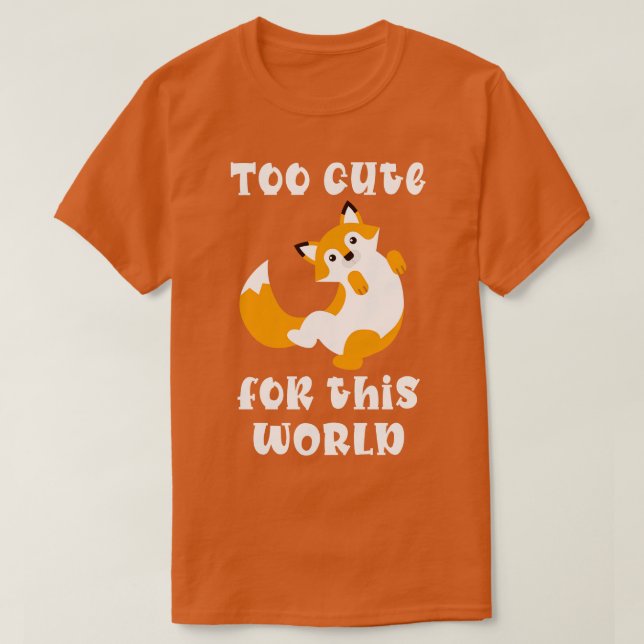 Niedlich Fox Red Fox T-Shirt (Design vorne)