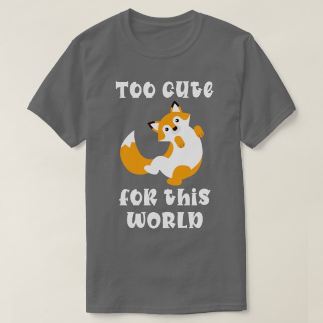 Niedlich Fox Red Fox T-Shirt (Design vorne)