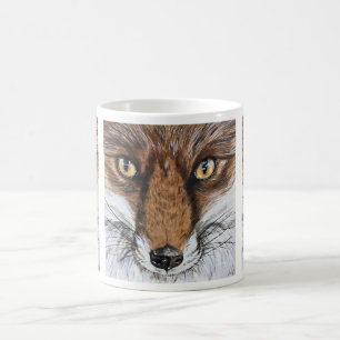 Niedlich Fox Wildlife Nature Portrait Kaffeetasse