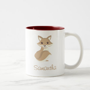 Niedlich Fox Zweifarbige Tasse