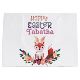 Niedlich Foxy Oster Bunny Große Geschenktüte