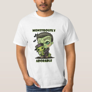 Niedlich Frankenstein Monster mit Plushie T-Shirt