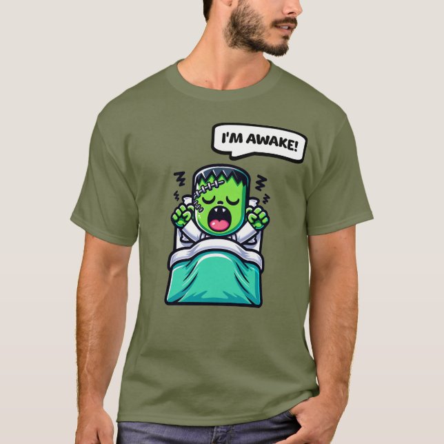 Niedlich Frankenstein Monster T-Shirt (Vorderseite)