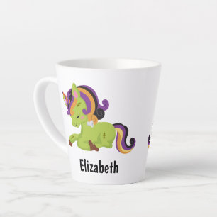 Niedlich Frankenstein Unicorn Halloween Milchtasse