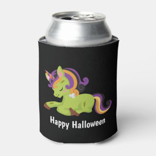 Niedlich Frankenstein Unicorn Happy Halloween Dosenkühler