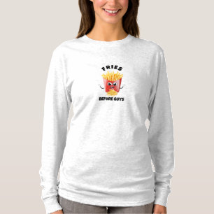 Niedlich French Fries Cartoon Hoodie & T-Shirt - F