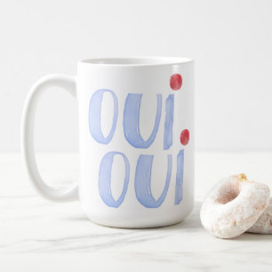 Niedlich French Oui Oui Kaffeetasse
