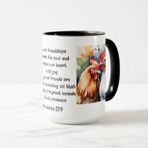 Niedlich Friend Chickens Sprichwort Freundschaftsa Tasse