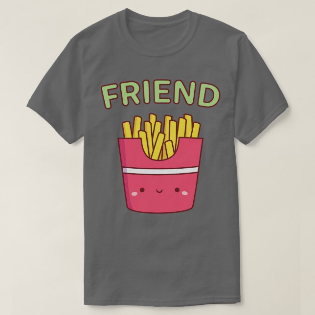 Niedlich Friend Friend Best Friend Pair Doodle T-Shirt (Design vorne)