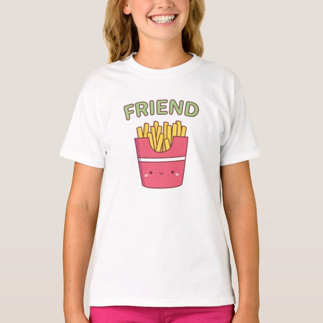 Niedlich Friend Friends Matching Best Friend T-Shirt (Vorderseite)