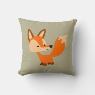 Niedlich Friendly Cartoon Fox Kissen