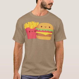 Niedlich Fries und Buger T-Shirt