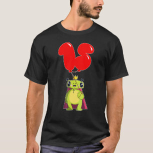 Niedlich Frog 15. Geburtstag Kinder Ballon Party T-Shirt