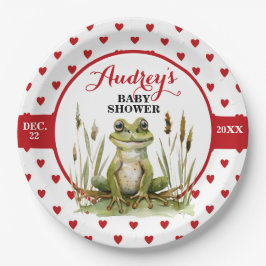 Niedlich Frog Baby Dusche oder Geburtstag Pappteller