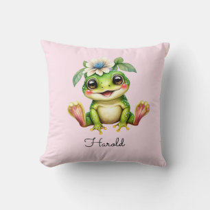 Niedlich Frog Baby Kinderzimmer Kissen