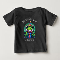 Niedlich Frog Themed Boy's Birthday Boy Personalis