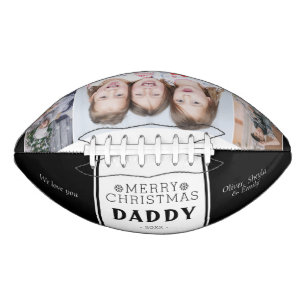 Niedlich frohe Weihnachten Daddy Black 3 Foto Coll Football