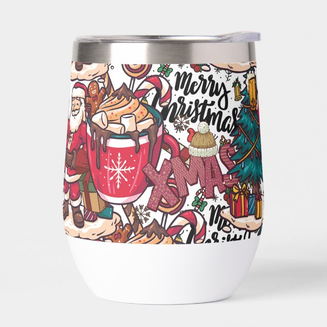 Niedlich frohe Weihnachten - Feiertag (Links)