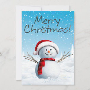 Niedlich frohe Weihnachten fröhlicher Schneemann