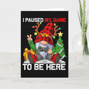 Niedlich Frohe Weihnachten Weihnachten Gamer Gnome Karte