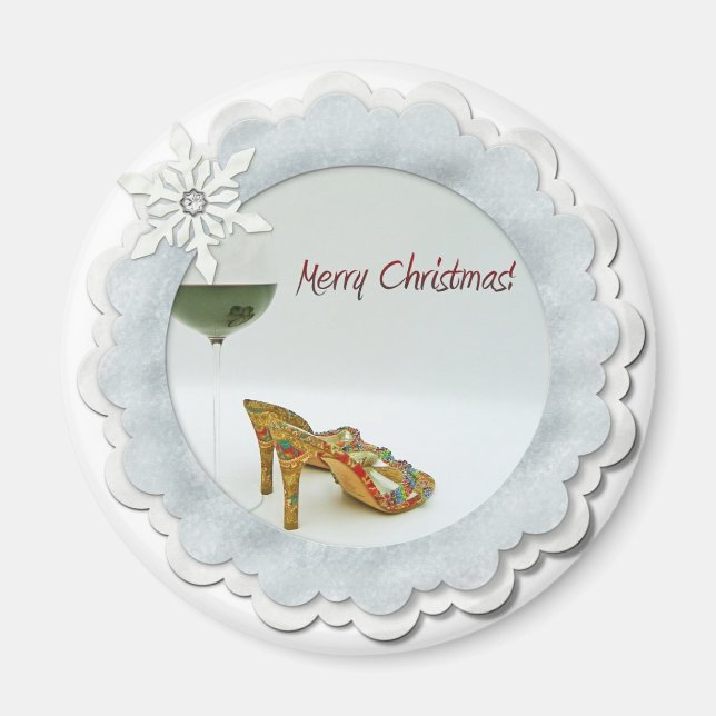 Niedlich Frohe Weihnachtsmagnet! Magnet (Vorne)
