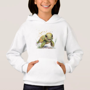 Niedlich fröhliche Tortoise Girl's Pullover Hoodie