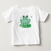 Niedlich Frosch-Shirt