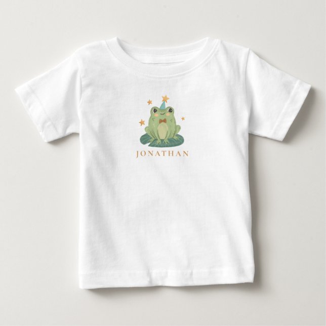 Niedlich Froschpilzname Baby Bodysuit T-shirt (Vorderseite)