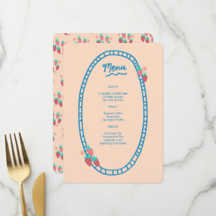 Niedlich Frucht CUSTOM Bridal Babydusche Brautpart Menükarte