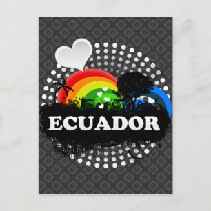 Niedlich Frucht Ecuador Postkarte