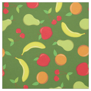Niedlich Frucht Küche Apple Orange Banana Birne Ki Stoff