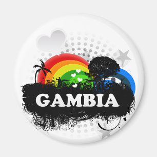 Niedlich Fruchtgambia Magnet