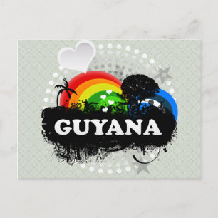Niedlich Fruchtguyana Postkarte