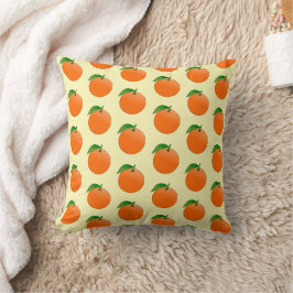 Niedlich Fruchtigkeit Orange Muster Kissen