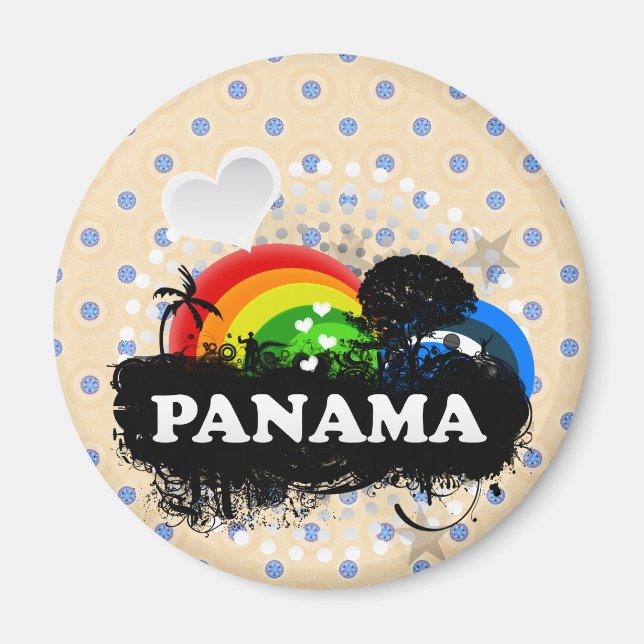 Niedlich Fruchtpanama Magnet (Vorne)