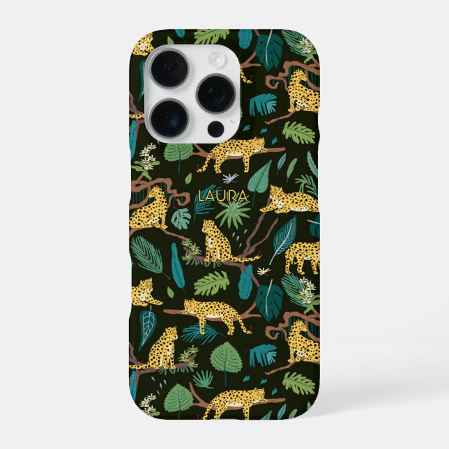Niedlich Fun Cheetah Leopard Jungle iPhone / iPad  Hülle (Rückseite)